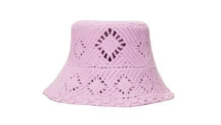 Crochet bucket hat, Maje, €85.png