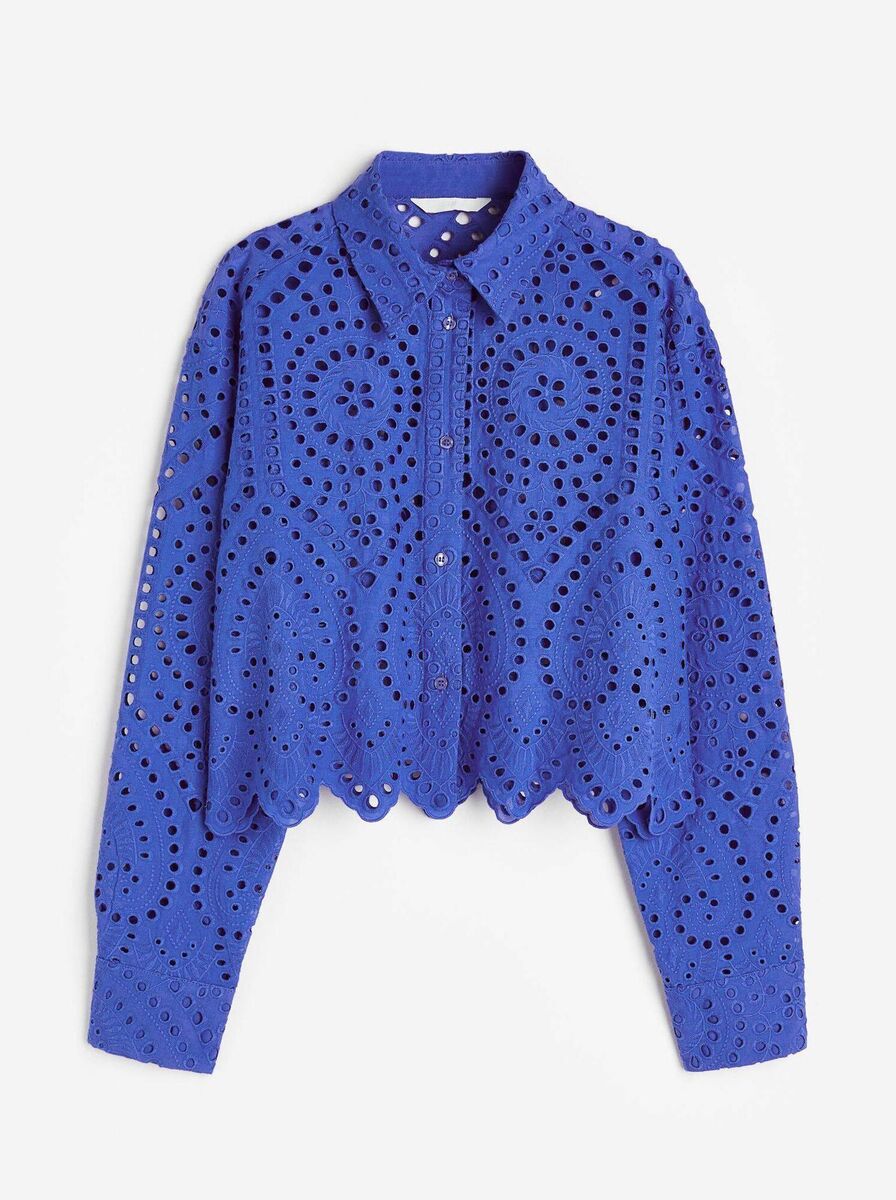 Broderie anglaise shirt, H&amp;M, €39.99