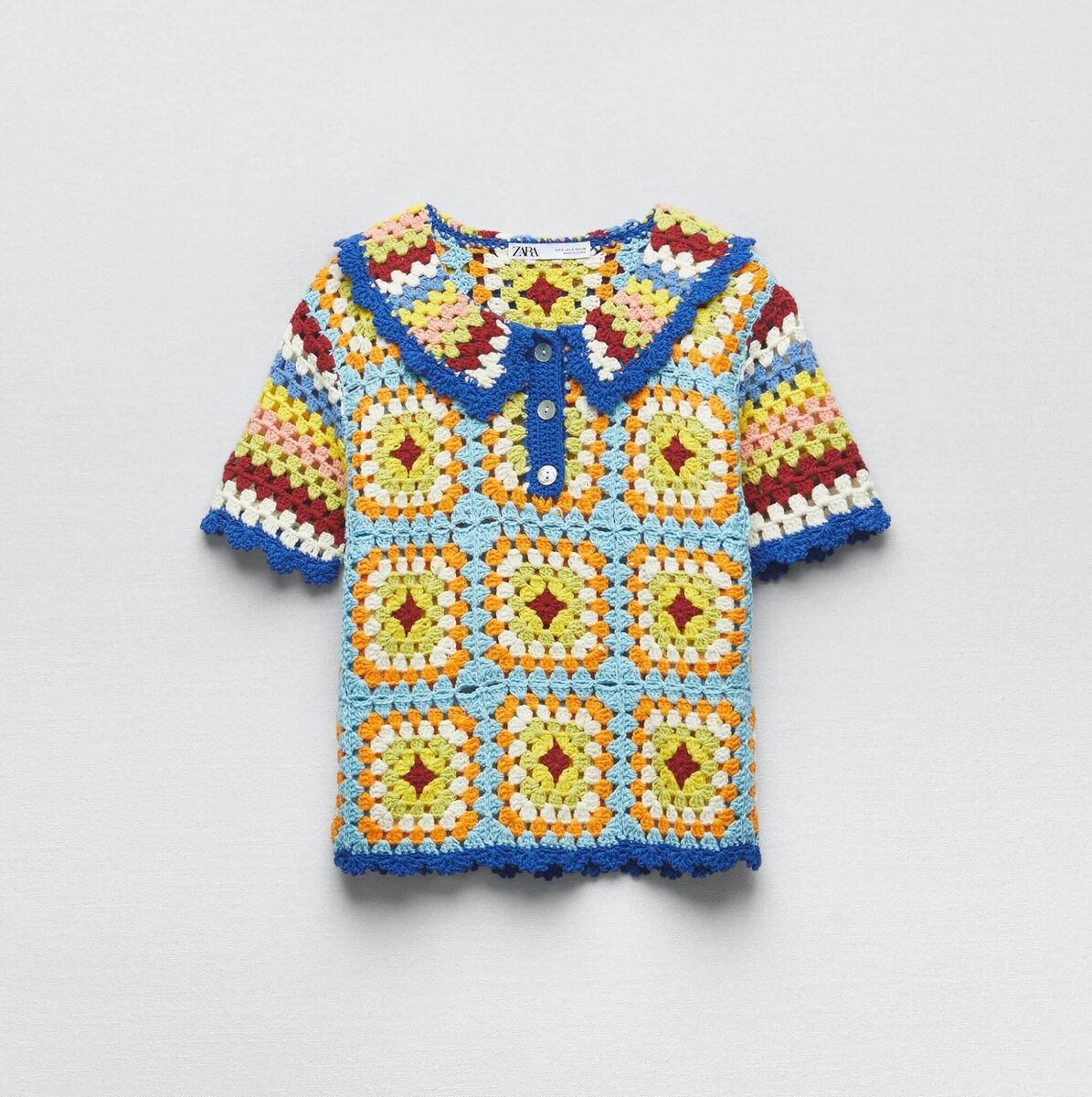 Knit crochet top, Zara, €49.95