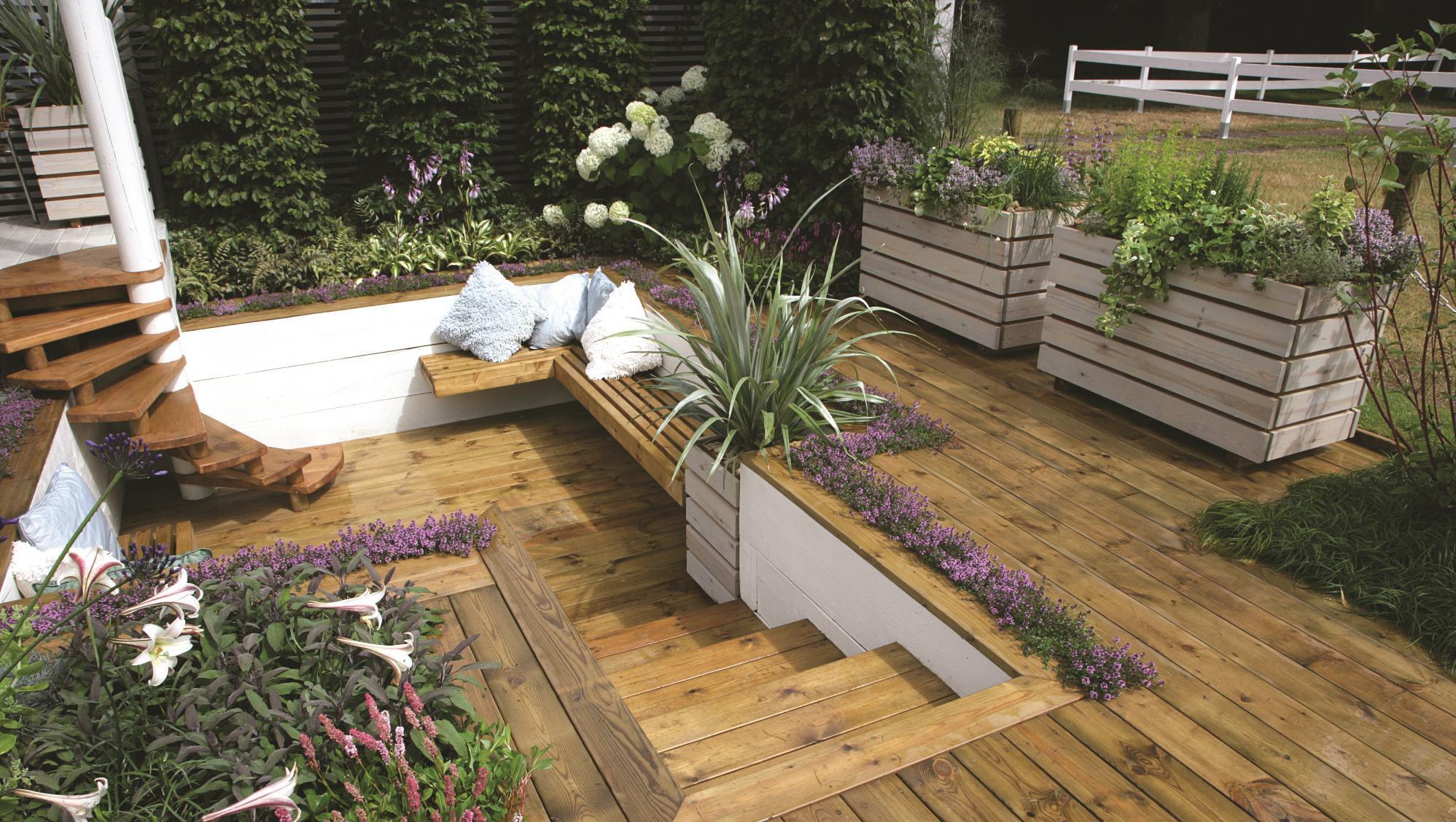 Decking oil is satisfying to apply. Ensure your boards are clean before refreshing an existing deck. 