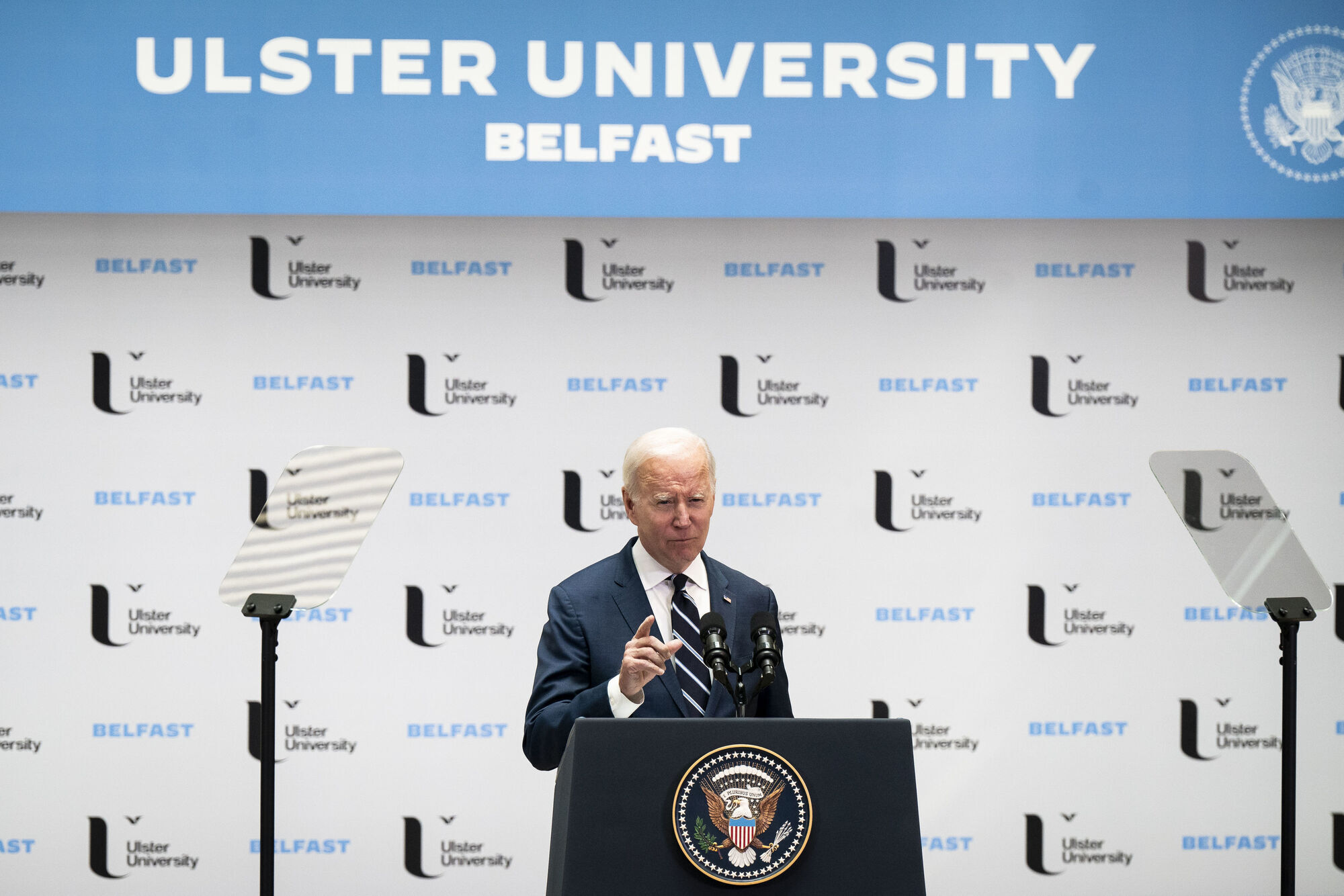 Joe Biden calls for powersharing return to bring economic boost to Northern Ireland