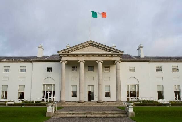 Joe Biden will first travel to Áras an Uachtaráin where he will meet President Michael D Higgins, take part in a tree-planting ceremony, and ring the Peace Bell.