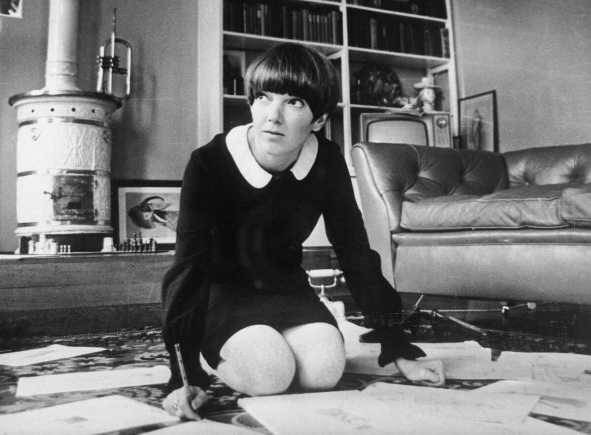 November 1965: Chelsea fashion designer and make-up manufacturer Mary Quant. Picture: Keystone/Getty Images