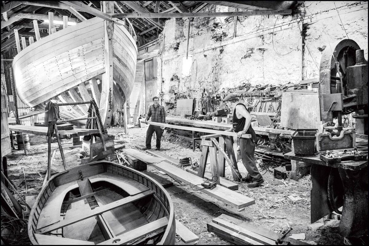 An image from the Hegarty’s Boatyard exhibition, by Kevin O'Farrell, at Uillinn. An image from the Hegarty’s Boatyard exhibition, by Kevin O'Farrell, at Uillinn.