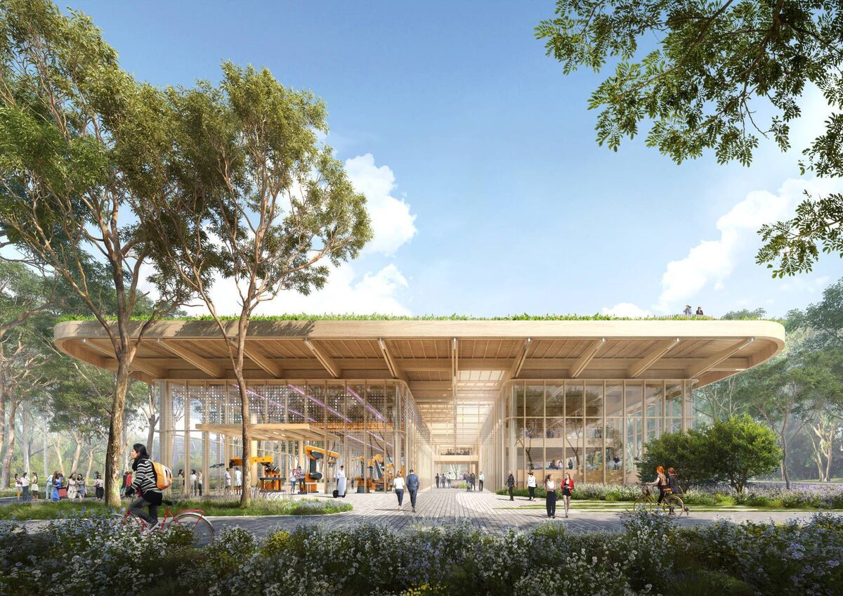 Artist’s impression of the First Building project in Bradfield. Source: Western Parkland City Authority Artist’s impression of the First Building project in Bradfield. Source: Western Parkland City Authority