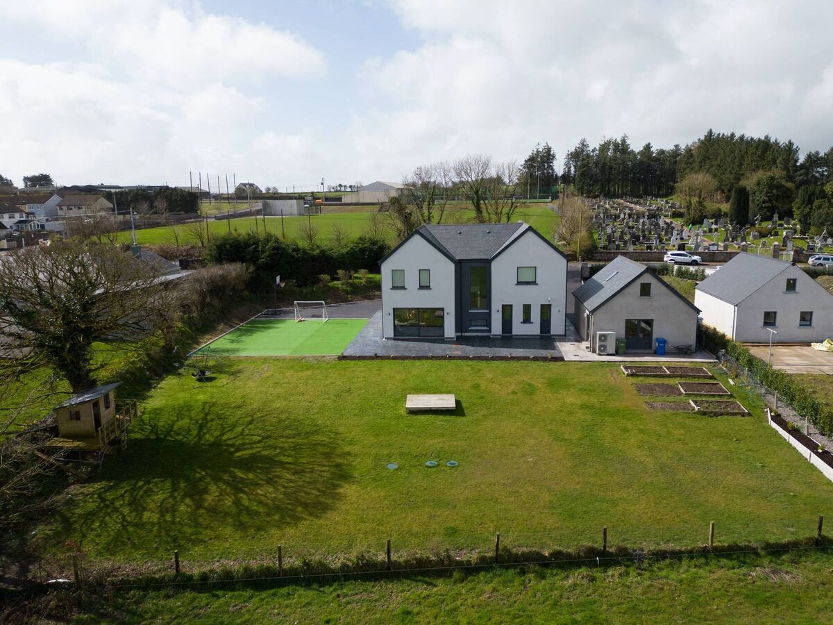 Rear view of Kivulini with its astroturf pitch alongside