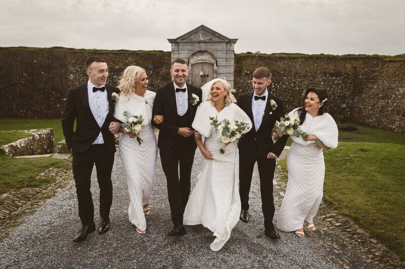 Kelly Kavanagh and Martin McGregor with Ciara Kavanagh, Janet Cummins and Aaron McGregor and Shane Cullinane. Pictures: Dermot Sullivan 