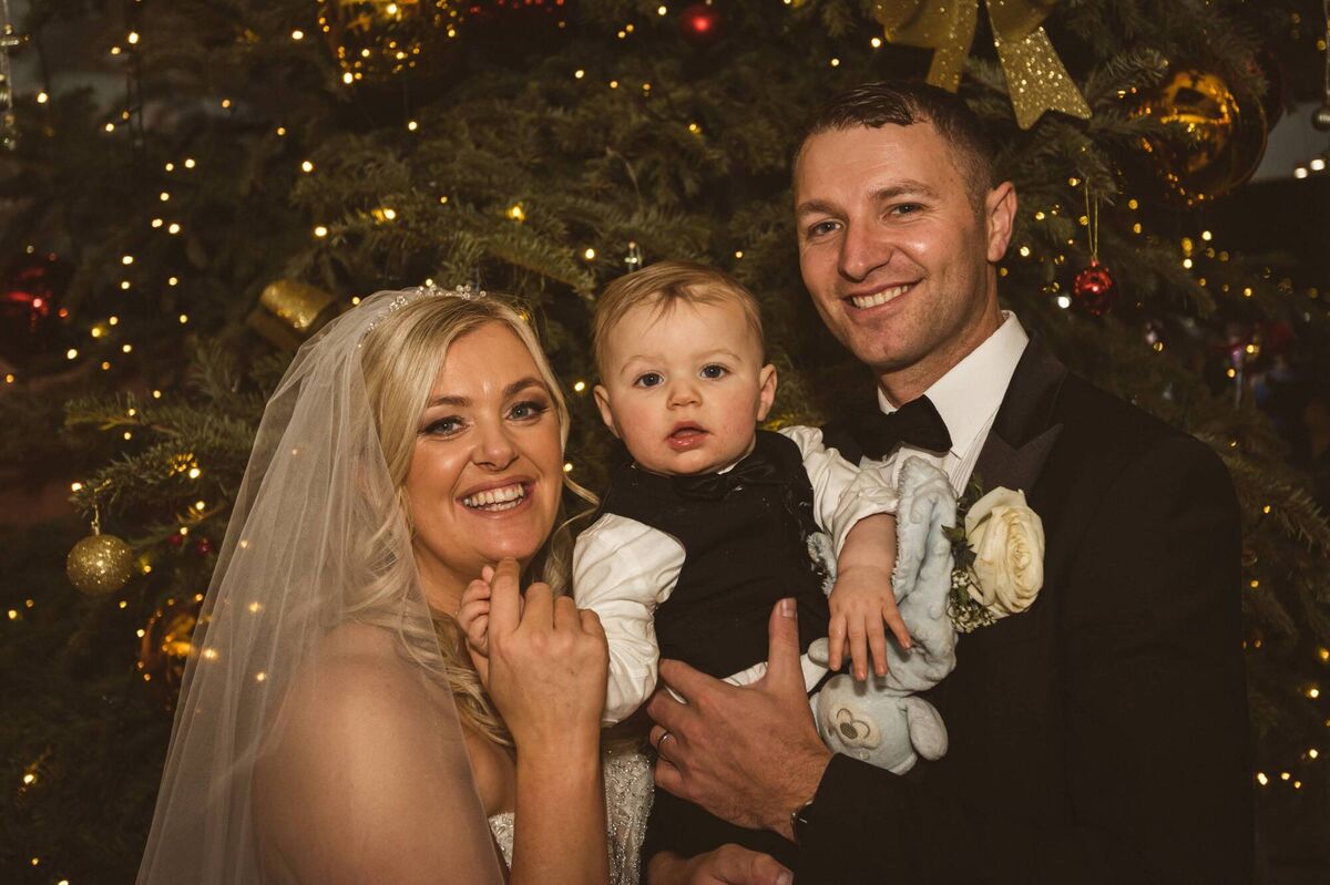 Kelly Kavanagh and Martin McGregor with their son Tommy McGregor. Pictures: Dermot Sullivan