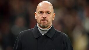 <p>NO UPDATE: Manchester United manager Erik ten Hag. Pic: Martin Rickett/PA</p>