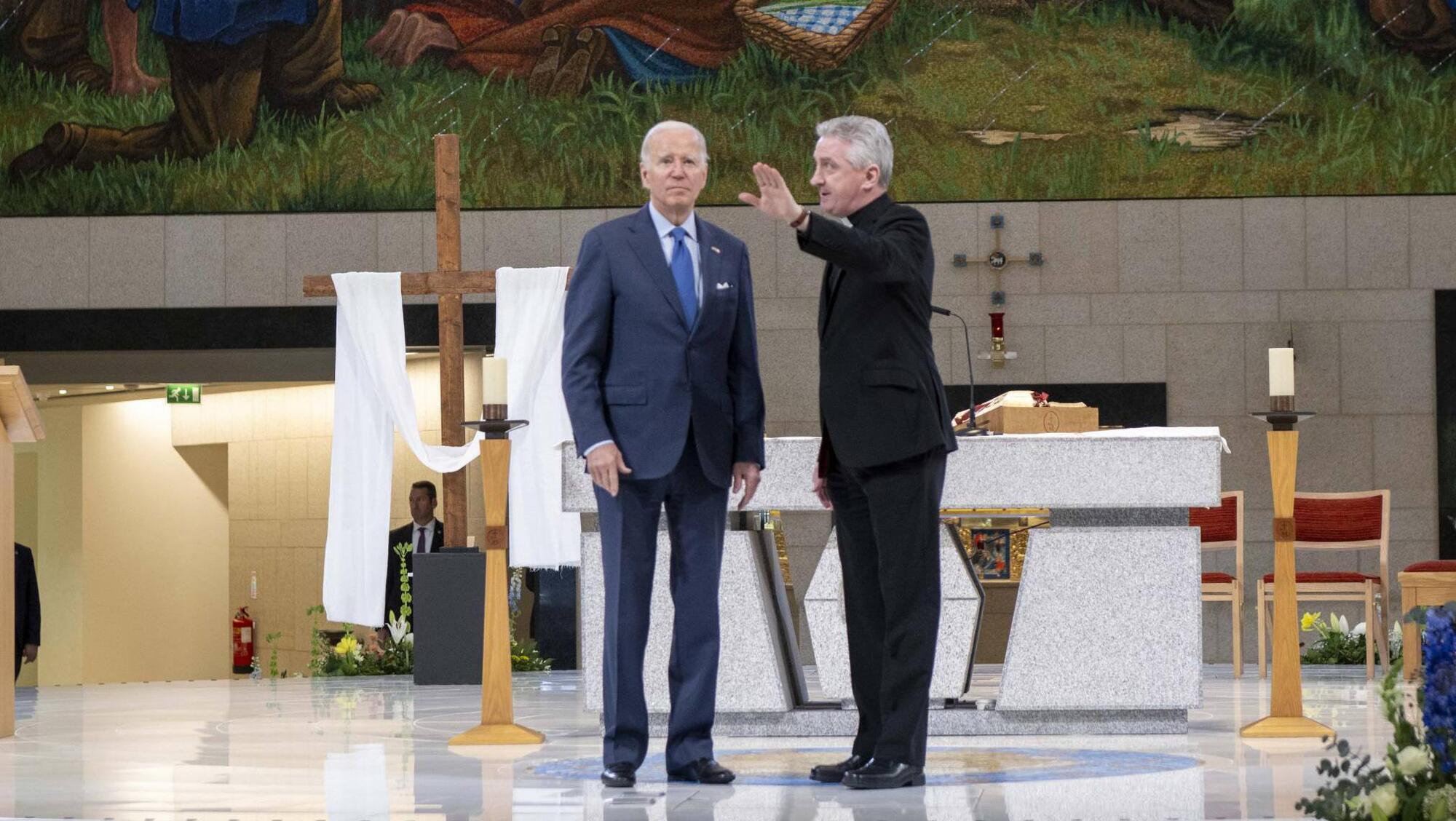 Joe Biden breaks down in tears after meeting priest who gave son Beau the last rites