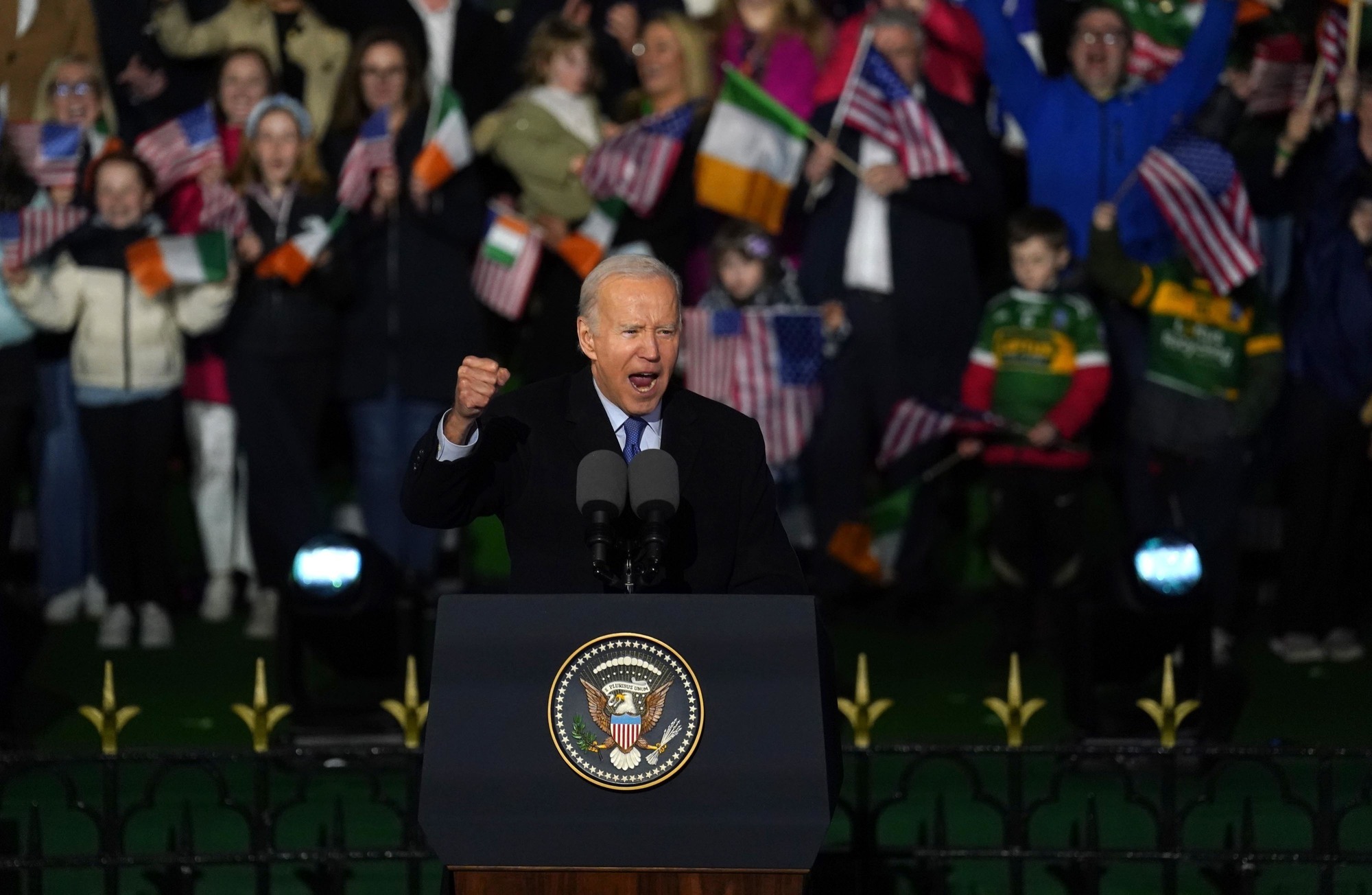 'It means the world to me to be embraced as Mayo Joe': President Biden concludes Irish trip with Ballina address