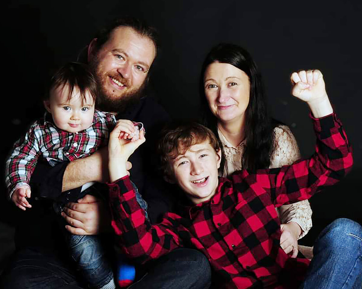 Oisin, Dave, Michelle, and Cillian McLoughlin.