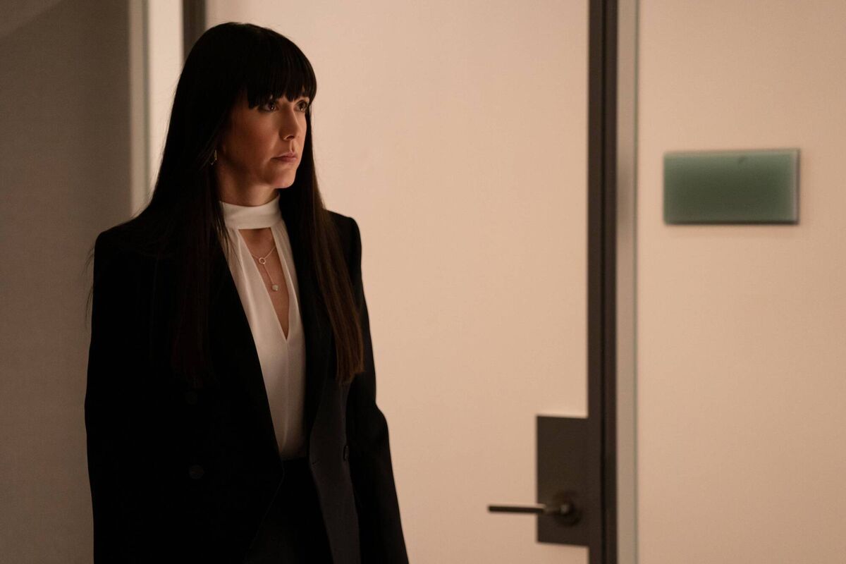 Zoe Winters as Kerry in Succession. 