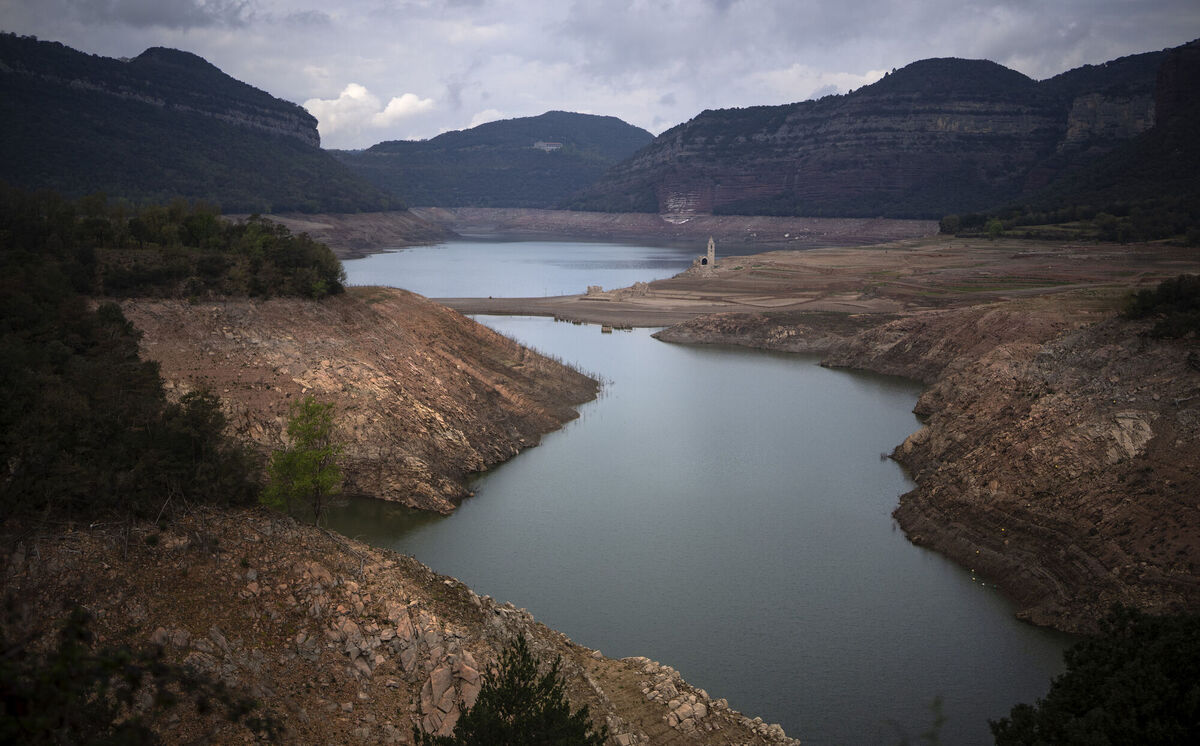 View of the Sau reservoir in Spain. Spain's prime minister warned fellow lawmakers Wednesday that the acute drought afflicting the country will become one of its leading long-term concerns.
