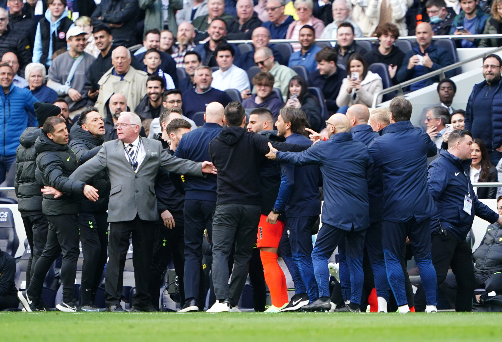 Tottenham and Brighton fined £100,000 each following touchline brawl