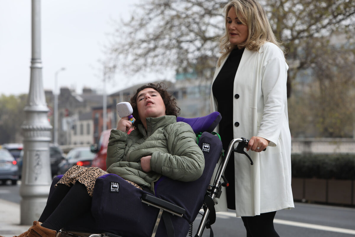 Olivia Harte said her daughter Jane will now be able to return home and 'will have a far better quality of life,' following the settlement. Picture: Collins Courts