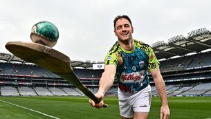 <p>SWITCHING ROLES: Galway hurler David Burke in attendance at the launch of the 2023 Kellogg’s GAA Cúl Camps. Starting at the beginning of June and running up to the end of August, Kellogg’s GAA Cúl Camps have long played a vital role in helping young people to explore new interests, stay active as well as creating new and meaningful life-long friendships. For more information and to book now, visit www.gaa.ie/kelloggsculcamps. Photo by Sam Barnes/Sportsfile</p>