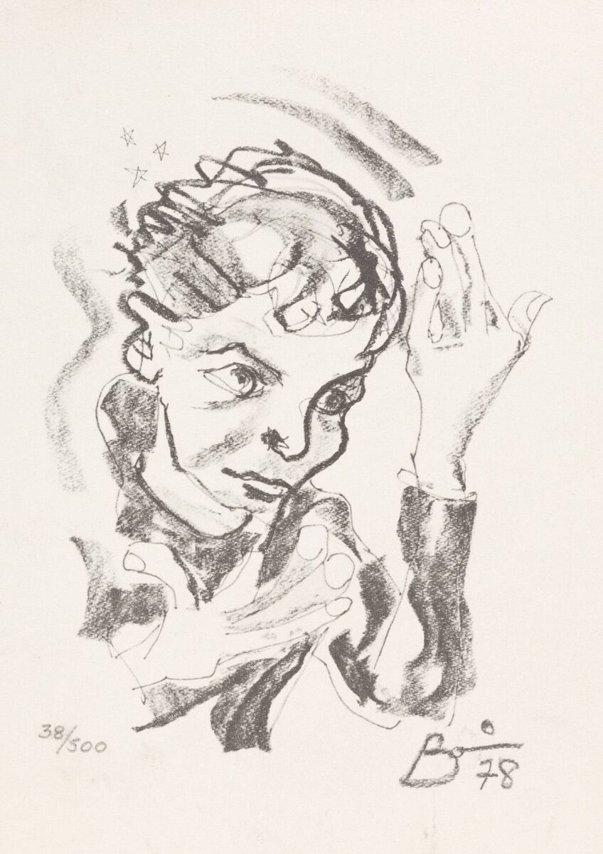 Self-portrait in pose also adopted for the album cover of “Heroes”, 1978 by David Bowie. Self-portrait in pose also adopted for the album cover of “Heroes”, 1978 by David Bowie.