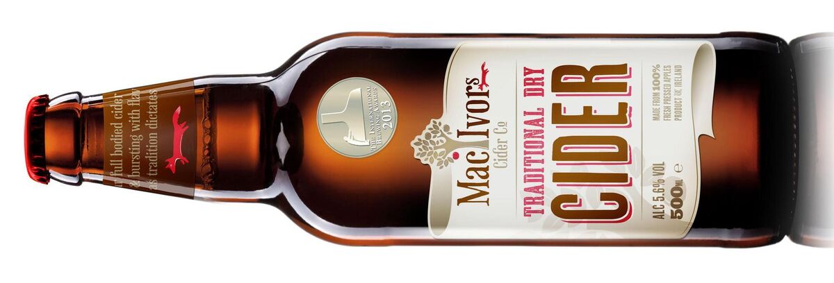 McIvors Dry Cider, 5.5% ABV, 500ml