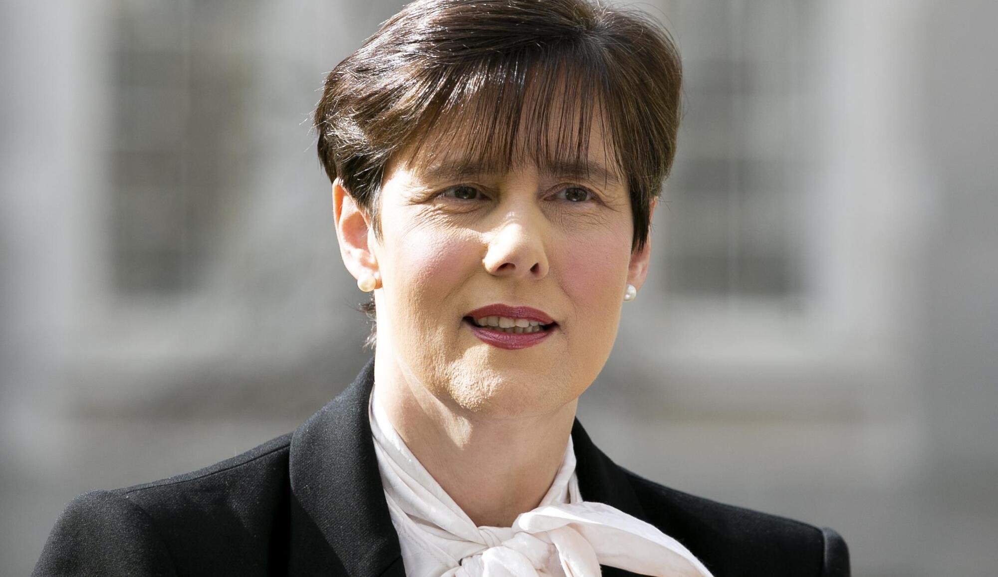 Education Minister Norma Foley said challenge in recruiting examiners, the deferred Leaving Cert exams for students who experienced illness or bereavement, and the implementation of a post-marking adjustment delayed exam results last year. Picture: Gareth Chaney/ Collins Photos