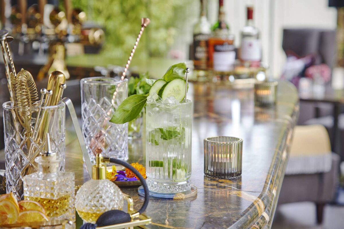 Fruity botanical cocktails are priced at €17.50 Fruity botanical cocktails are priced at €17.50