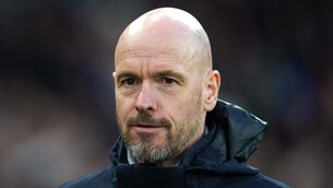 <p>LESSONS TO BE LEARNED: Erik ten Hag’s Manchester United capitulated after going behind inside eight minutes. Pic: Nick Potts/PA</p>