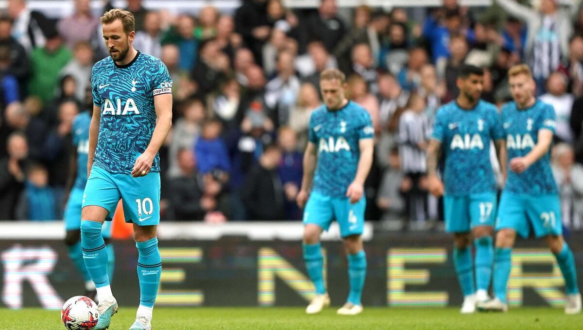 Tottenham were thrashed at Newcastle thanks to a dreadful performance. Pic: Owen Humphreys/PA Wire.