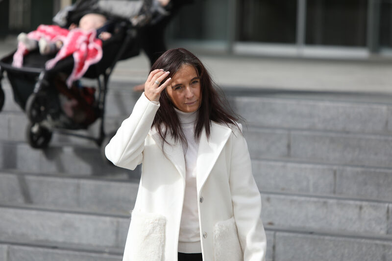 Jamie Higgins' mother Sharon Higgins: 'He used to buy me flowers and cards. Now I buy my son flowers.' File picture: Collins Courts