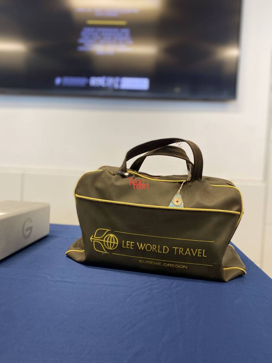 Silent Civil War documentary: Harlan Strauss's plastic travel bag in which his tapes rested for half a century.