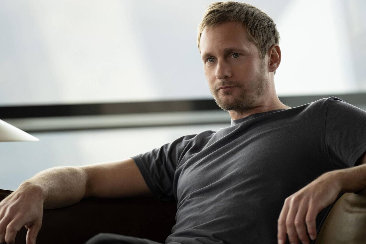 Alexander Skarsgard as Matsson in Succession. 