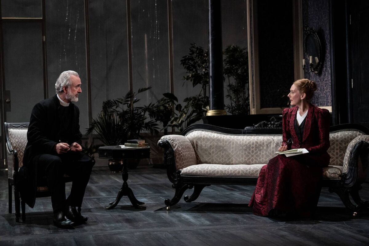 Declan Conlon and Cathy Belton in Ghosts. Picture: Patrick Redmond