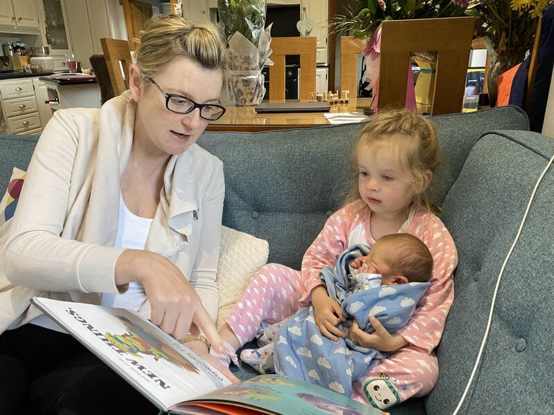 Sarah Magner: 'I feel we were in a privileged position to keep going. We did seven transfers to have two children.' Sarah Magner: 'I feel we were in a privileged position to keep going. We did seven transfers to have two children.'