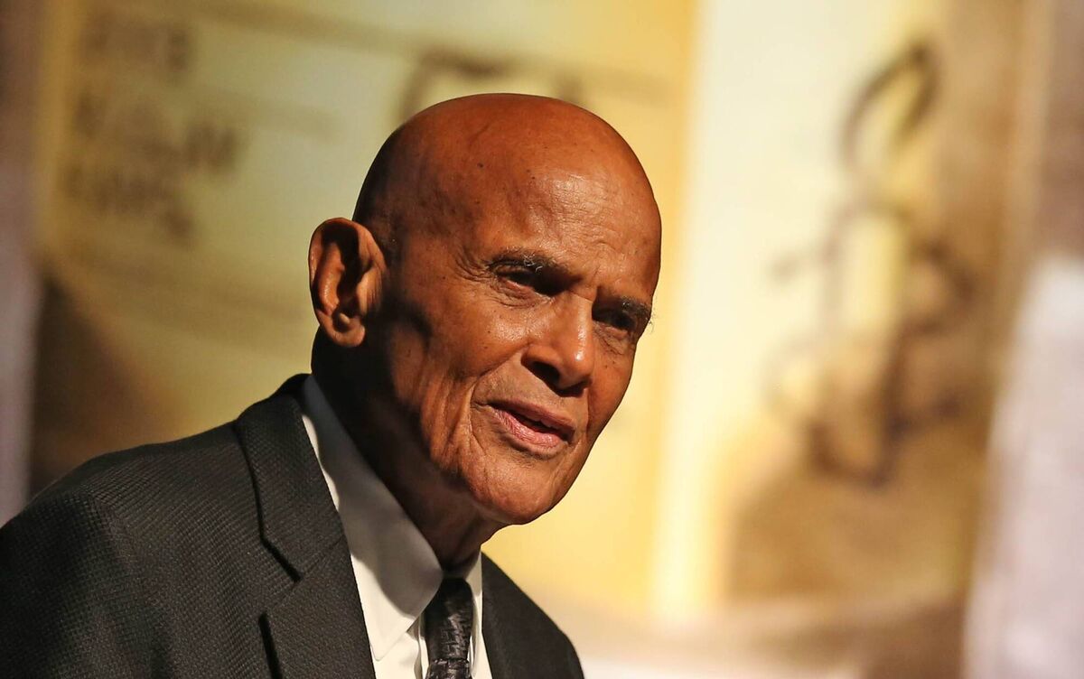 Harry Belafonte speaking after he was presented with the Amnesty International Ambassador of Conscience award for 2013 at a ceremony in the Mansion House, Dublin. 