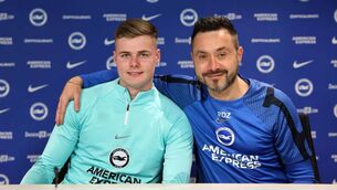 <p>NEW DEAL CONFIRMED: Brighton and Hove Albion have officially announced that striker Evan Ferguson has committed his long-term future to the club by signing a contract that runs until 2028. PIC Credit: BrightonandHoveAlbion.com. Paul Hazelwood </p>