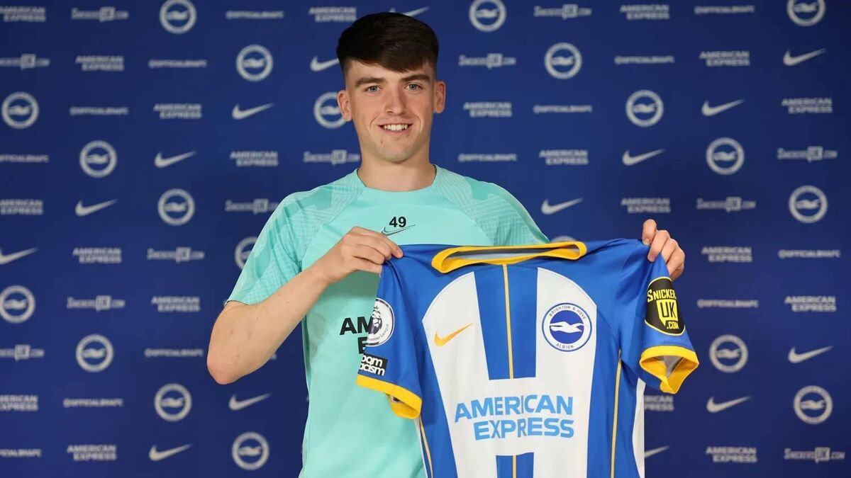 Brighton and Hove Albion have confirmed that Andrew Moran has signed a new contract with the club that will run until June 2027.Pic Credit: Brighton official website. Brighton and Hove Albion have confirmed that Andrew Moran has signed a new contract with the club that will run until June 2027.Pic Credit: Brighton official website.