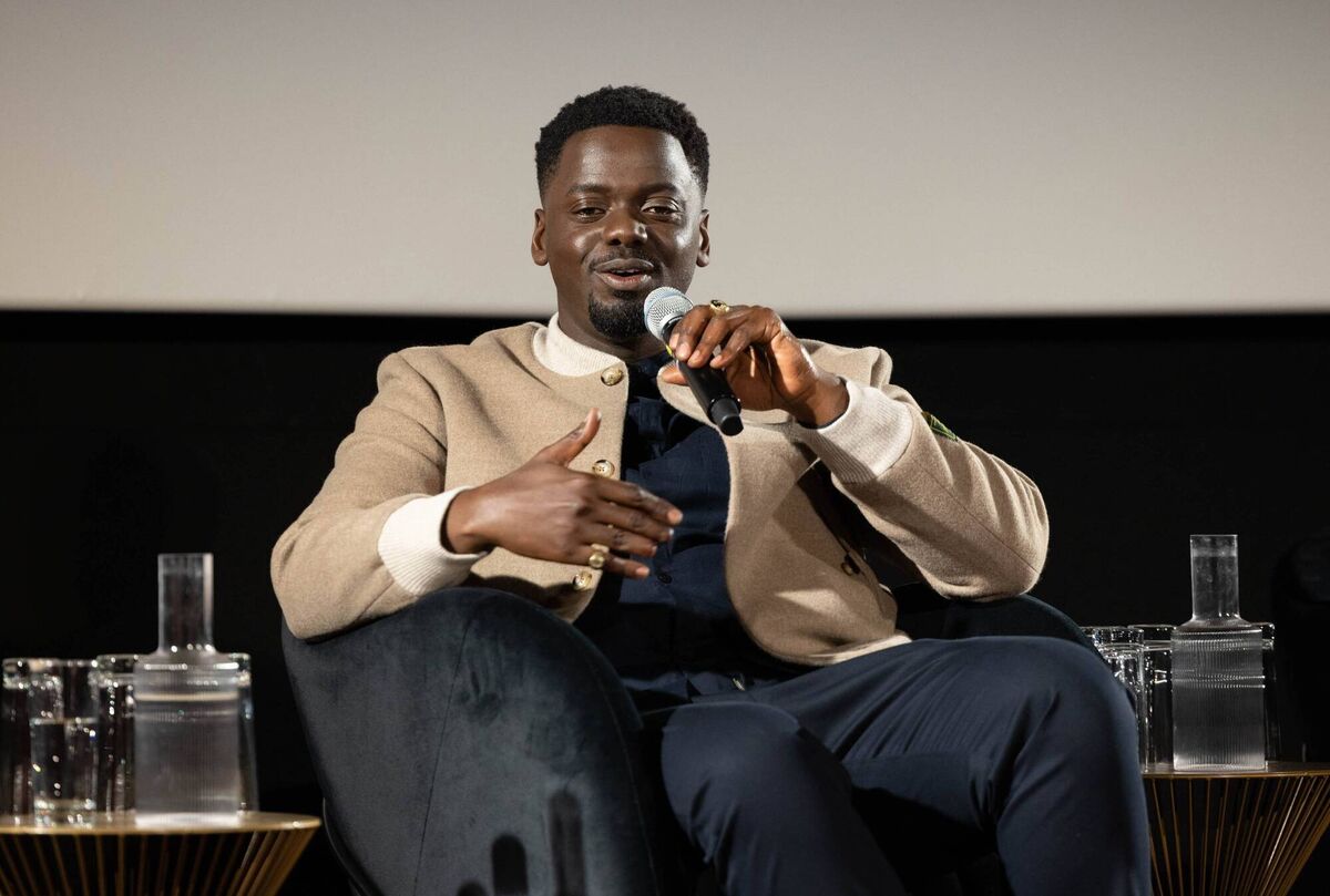 Daniel Kaluuya speaking about his series, The Kitchen. (Photo by StillMoving.net for Netflix)