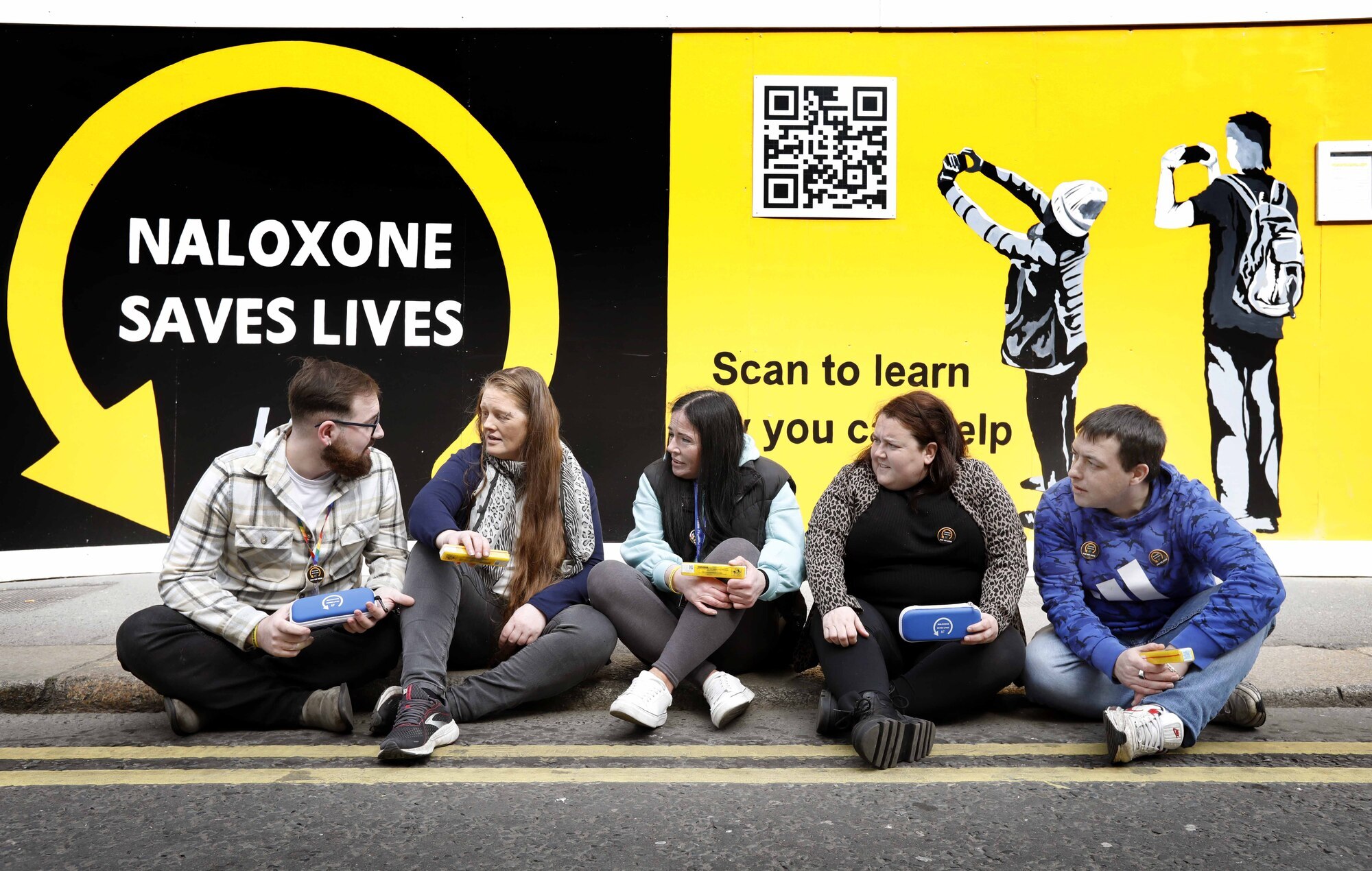 Interactive street art unveiled to help public respond to opioid overdoses 