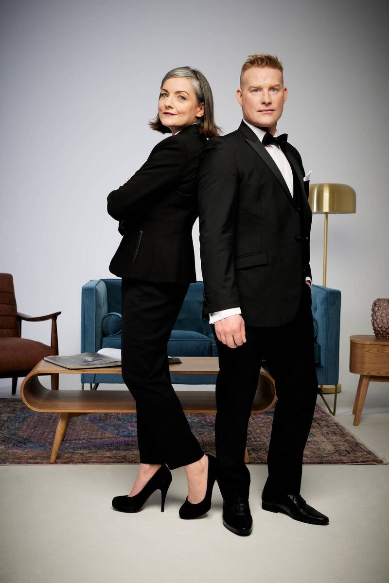 Dee with Peter Finn.