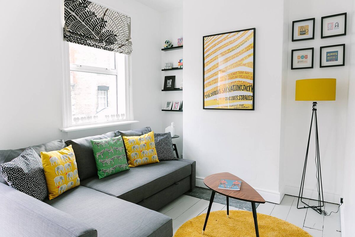 Sitting room in a project by Dee and Jenny. Picture: Therese Aherne