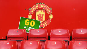 <p>Manchester United fans protested against the Glazer family on Sunday (PA Wire)</p>