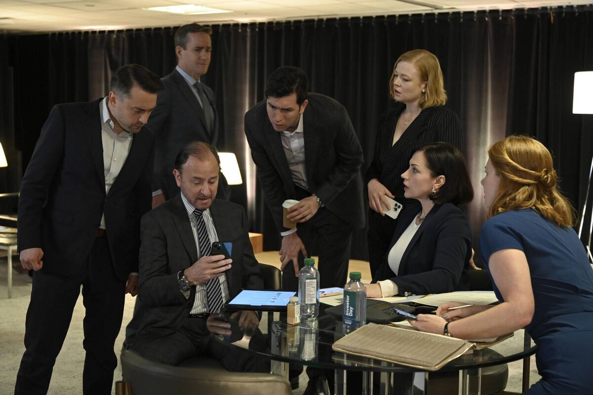  A scene from Succession. 