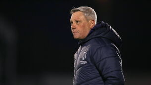 <p>FIRST DEFEAT: Waterford head coach Keith Long during the SSE Airtricity Men's First Division match between Treaty United and Waterford at Markets Field in Limerick. Photo by Michael P Ryan/Sportsfile</p>