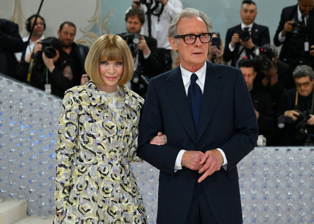 WINTOUR IS COMING: Vogue boss and Met Gala chief Anna Wintour’s biggest win was arriving with Bill Nighy on her arm. Picture: Angela Weiss/AFP/Getty WINTOUR IS COMING: Vogue boss and Met Gala chief Anna Wintour’s biggest win was arriving with Bill Nighy on her arm. Picture: Angela Weiss/AFP/Getty