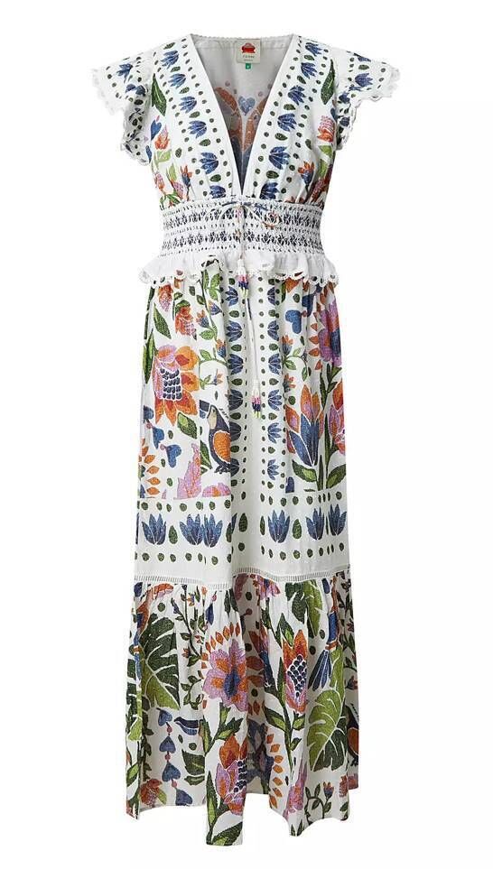 Farm Rio Summer Garden V-neck maxi dress, Brown Thomas, €265