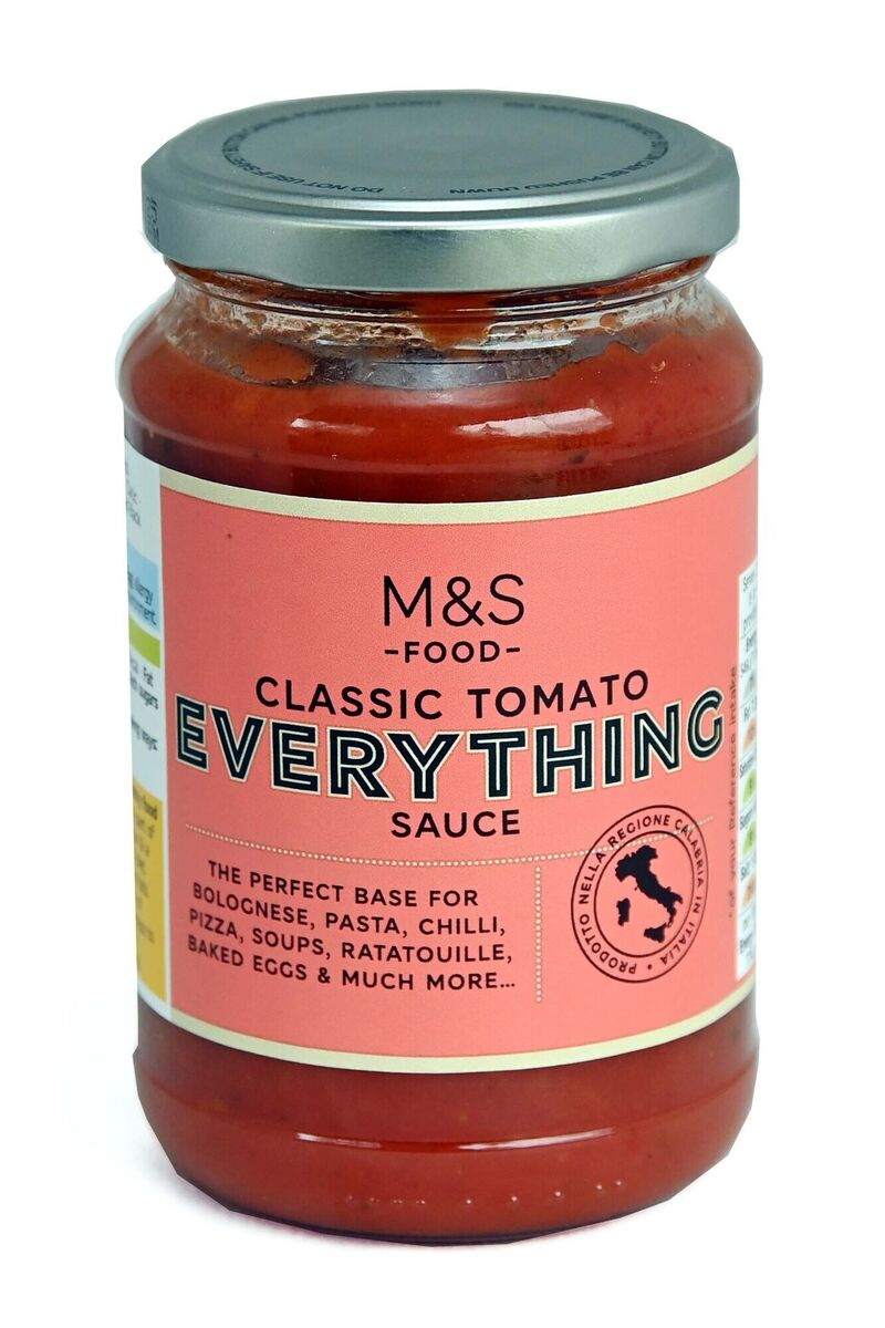 M&S Everything tomato bolognese sauce. Food pictures: Denis Minihane. M&S Everything tomato bolognese sauce. Food pictures: Denis Minihane.