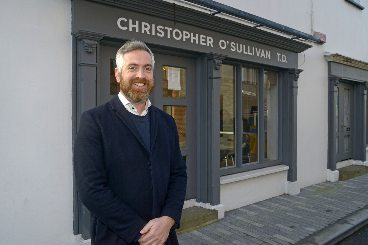 Christopher O'Sullivan TD. Pic: Denis Boyle Christopher O'Sullivan TD. Pic: Denis Boyle