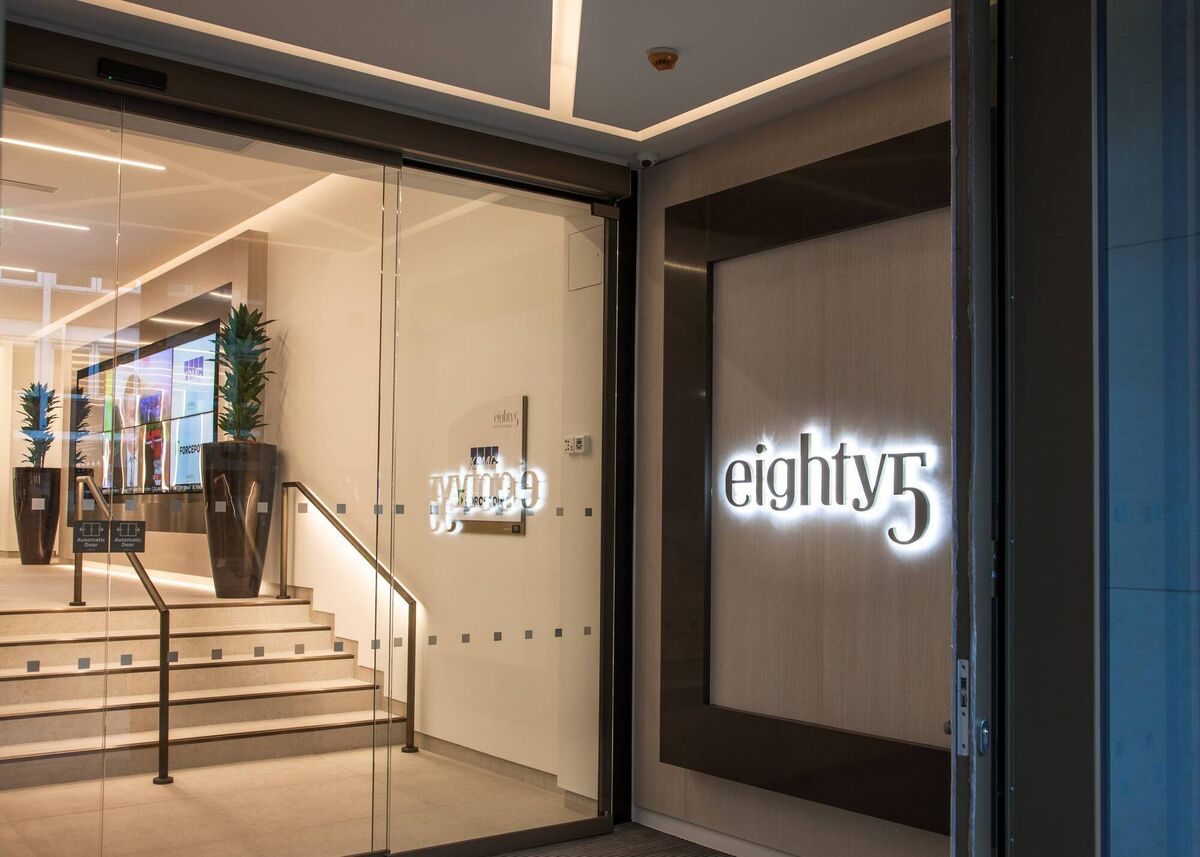 Lobby of 85 South Mall, home to KPMG and, shortly, law firm RDJ