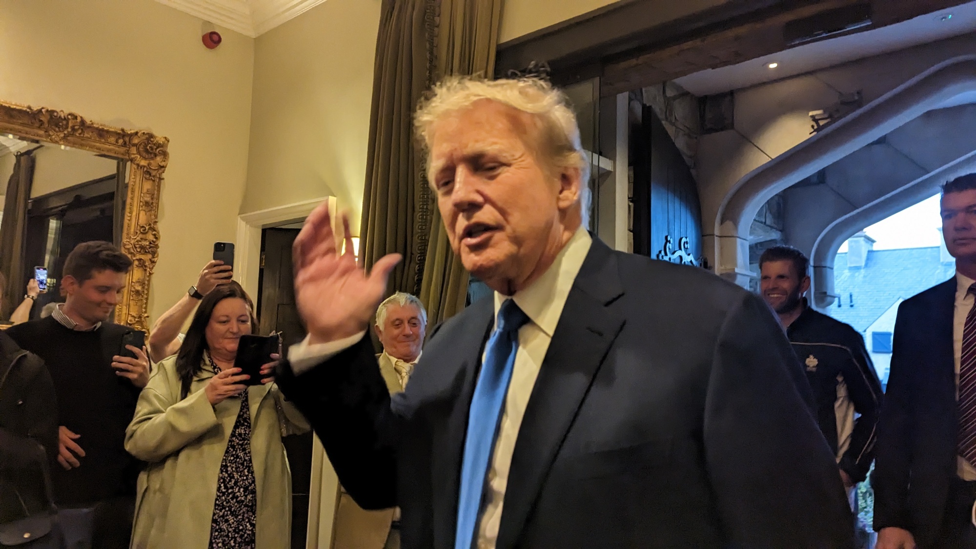 Donald Trump says Ireland has done a good job luring US companies