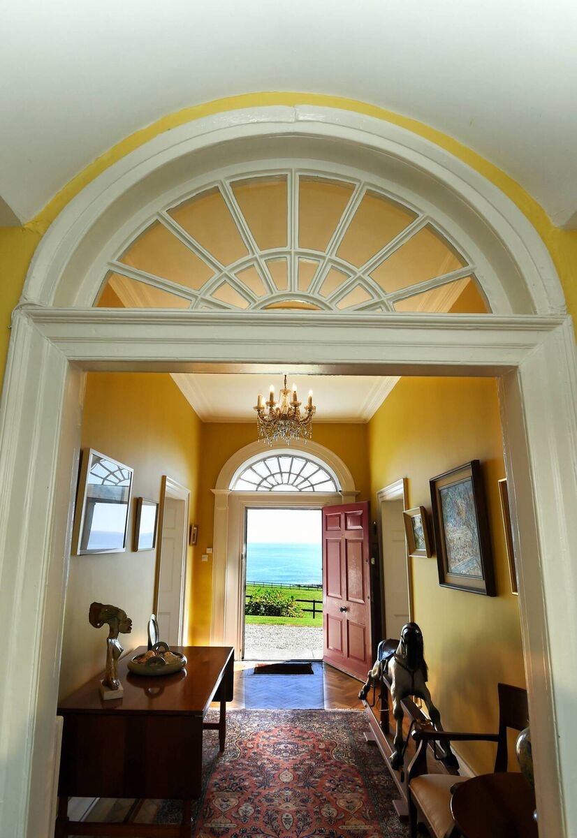 Arch beauty and a view from the hall and front door