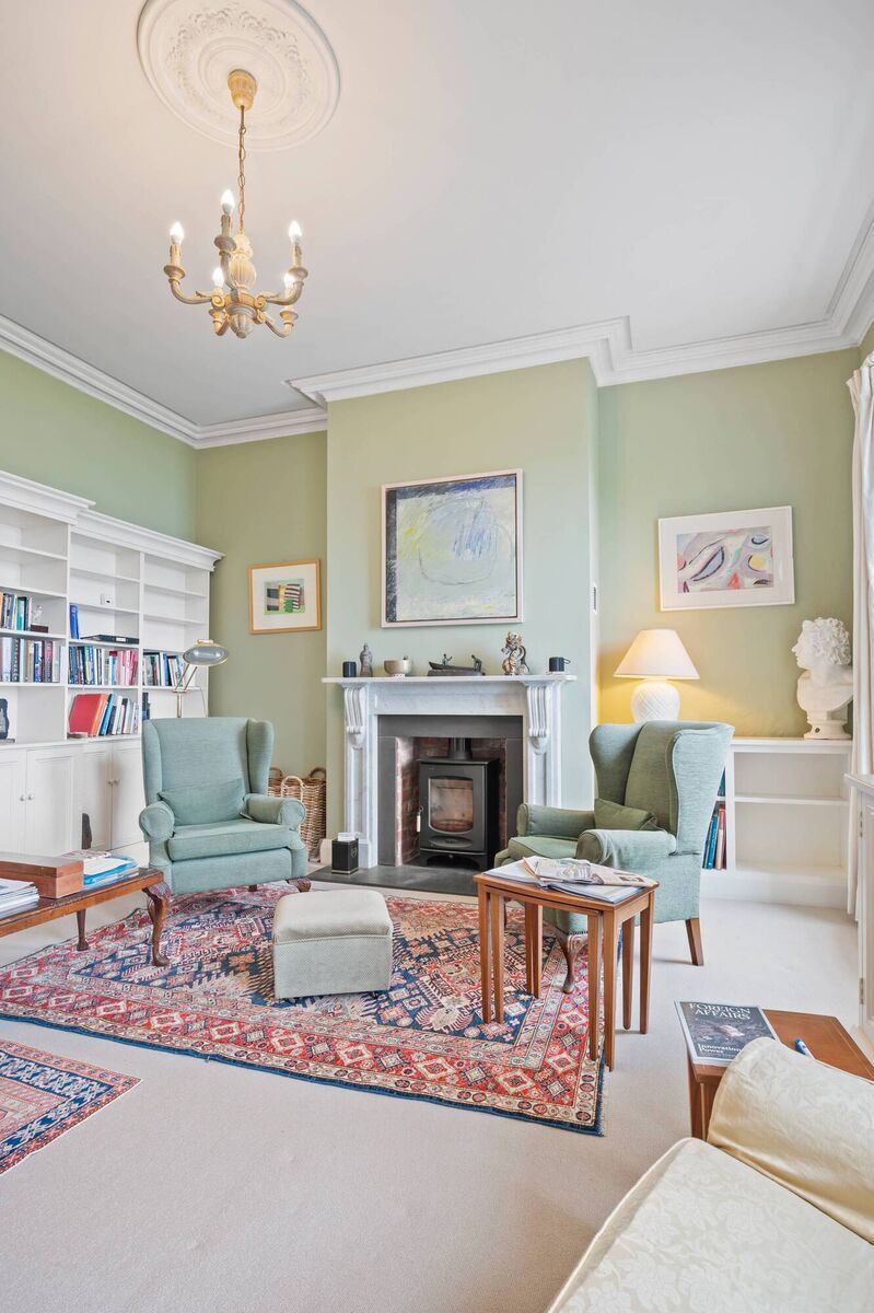 Fine, plain fireplaces